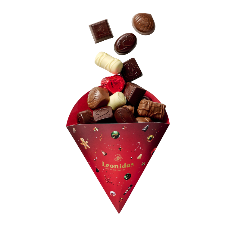 Cône chocolats de Noël - 300gr